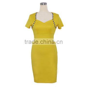 Custom Women Fashion Summer Short Sleeve Casual Dress; Latest Ladies Summer Dress photo-2