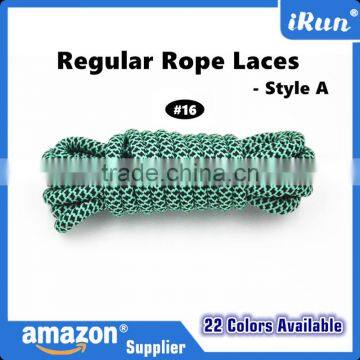 Green High Quality Round Running Hiking Shoelace - Factory Price Basketball Rope Boot Shoe Shoelaces - Amazon/eBay Supplier photo-4
