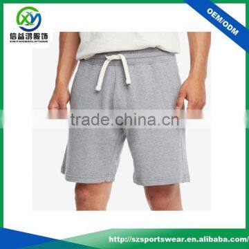 2017 High quality custom mens cotton gym shorts,soft sports shorts