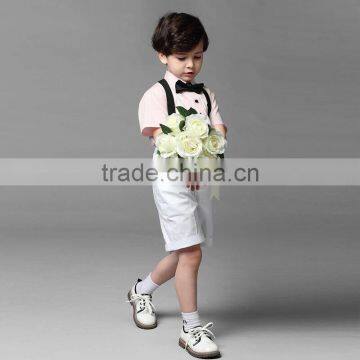 2016 New Hosting Clothes Set Boys Overrall Pants Set For Ring Bearer Wedding Boys Formal Clothing B-NB-CS905-27 photo-3