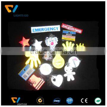 hi Vision Glow in the Dark Reflective Acrylic Pendant Toy Keychain for Kids photo-2