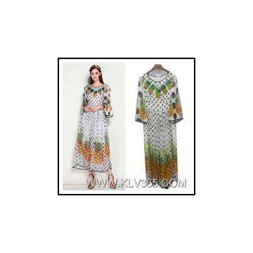 European Designer Clothes Women Fashion Beaded Sequin Dress Long Celebrity Dress