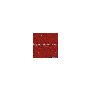 Silver Star-red artificial stone