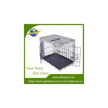 Economic Dog Cages(E-coating) With Plastic Tray,Factory Supply. photo-3
