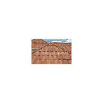 Wave Roof Tiles , Stone Coated Metal / Steel Roofing Tile