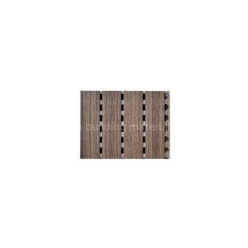 12mm Acoustical Contemporary Wooden Wall Panels , Light Weight