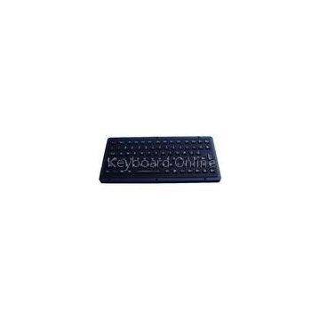 IP65 dynamic vandal proof industrial military black metal keyboard with FN keys