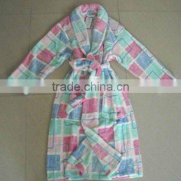 Ladies coral fleece item bath robe products