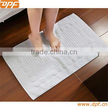 hotel foot shape bamboo bath mat