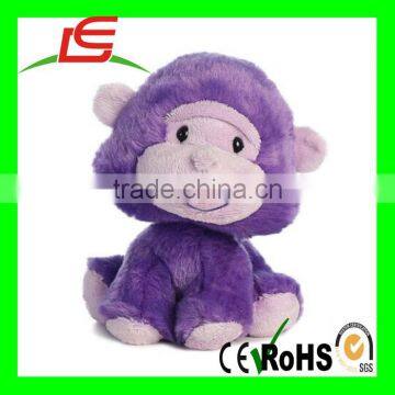 Hot sale cute soft purple orangutans keyring keychain for car keys