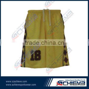 Custom Polyester Mesh Fabric Lacrosse Shorts