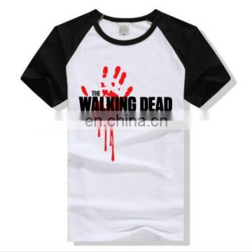 The Walking Dead Red Blood Hand Zombie Hands T Shirt Men Women Short Sleeve Tops