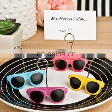 Unique Colorful Sunglasses Place Card Holder Party Favors