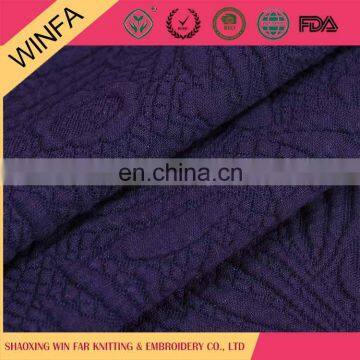China Textile Factory Price Multi-purpose Dyed Jacquard Jersey Knit Elastic Dress Fabric photo-2