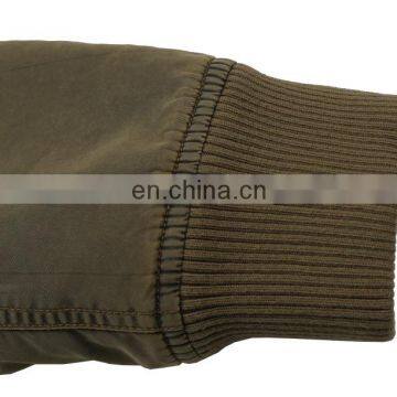 Unisex Nylon Washed Bomber Jacket,custom Wholesale Bomber Jacket photo-6