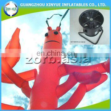 2017 Top sale inflatable crawfish air dancer, lobster air dance for advertising