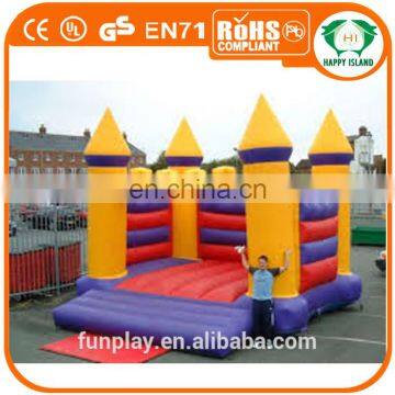 HI Funny and New Style Game 0.55mm PVC Inflatable Bounce Castle Moon Castle Commercial Inflatable Castle Bouncy Slide for Kid photo-2