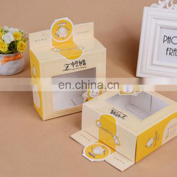 oem logo and text printed top display paper folding packing box