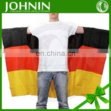 90x150cm customized printing national country polyester flag cape