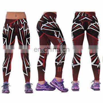 Falcons 3D American Football Team Compression Sport Leggings Women's Fitness Yoga Leggins