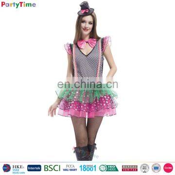 carnival party sexy women cosplay costumes adult sexy clown costume lingerie