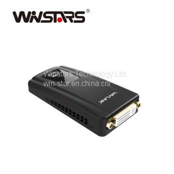 Displaylink USB 3.0 to Female DVI Adapter for Multiple Monitors Display With Resolution up to 2048x1152 photo-2