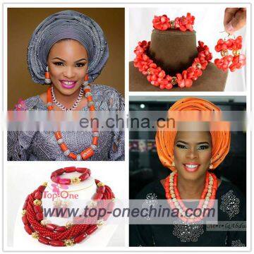 2016 coral beads ,african coral beads ,red coral beads ,coral beads jewerly for nigeria wedding party