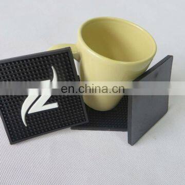 3D Custom PVC Glass Drink Coaster With Embossed Logo for Mass Selling photo-3