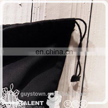 Custom Embroidery Logo Cloth Drawing String Bag For Promotion photo-5