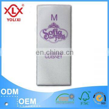 Competitive price and high quality printed clothing label factory