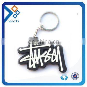 Eco-friendly Material Top Quality 3D Soft Rubber Keychain