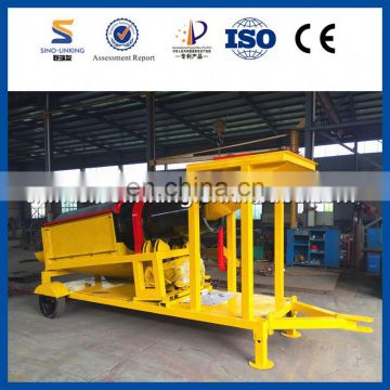 Professional 200 tph alluvial gold mine washing plant with factory price