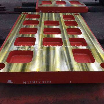 Parts Spares Movable Jaw Plate of High Manganese Steel Suit C110 Metso Nordberg Jaw Crusher photo-5