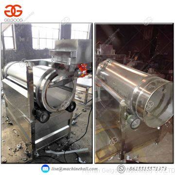 Roller Drum Potato Chips Seasoning Machine Stainless Steel Single Roller Seasoning Machine