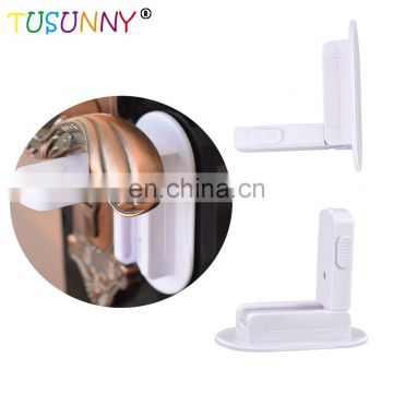 Door Safety Lever Lock Latches, Child/Pets Proof Door Handle Lock