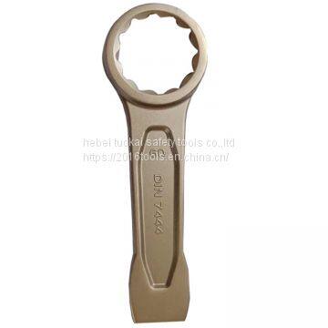 Two years warranty mass stock DIN 7444 Non sparking non magnetic striking box spanner with ISO9001