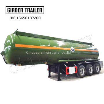 3 axles 30cbm Chemical liquid transport tank semi trailer