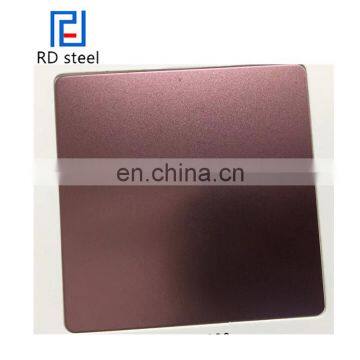 High Quality 304 321 316 Color Stainless Steel Sheet Price per Tons photo-2