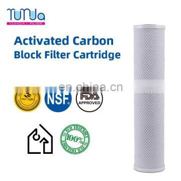 20 Inch Activated Carbon Water Filter Cartridge Big Blue Water Filter Jumbo Filter Cartridge photo-3