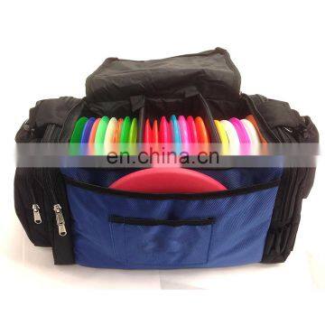 Large Disc Golf Bag with Straps Hold 18-22 disc Large bottle holder Compatible with all major backpack style bag straps