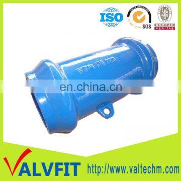 ISO 9001 BSEN545 effecient handling waterworks pipelines Double Socket Flange Fittings Ductile iron T type Pipe Collar