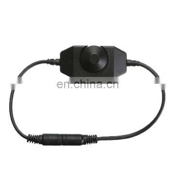 LED Dimmer 12V 2A 24W Knob LED Dimmer Inline Dimming Switch ON OFF For Single Color LED Strip Light photo-2