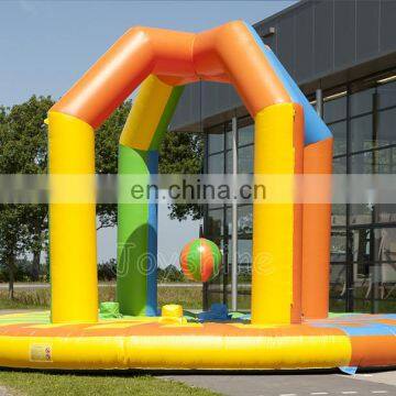Interactive Inflatable Wrecking Ball Wipeout Swing Him Off Game For Team Building