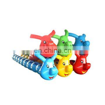 Team Building Interactive Sports Games Inflatables Adult Kids Outdoor Activities Inflatable Caterpillar Boat For Racing photo-2