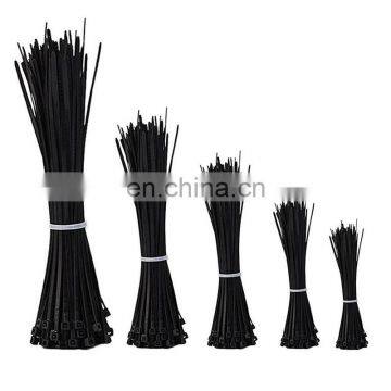 Hampool High Quality Black 9.0*820MM Eco Flexible Self-locking Nylon Plastic Cable Tidy photo-4