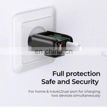 Custom LOGO L-QP204 EU Plug 20W Fast PD Charger With QC3.0 Fast Charging for IPhone 12 for Samsung photo-6