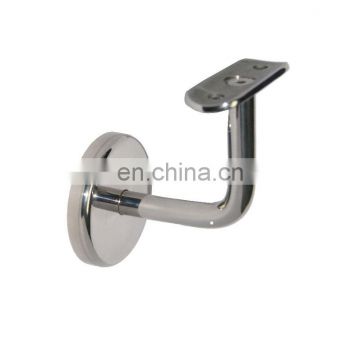 Stainless steel glass mounting handrail bracket match stainless steel tubes