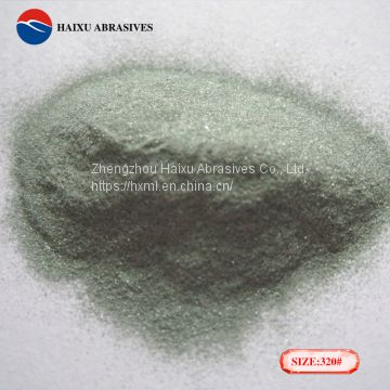 Green silicon carbide powdered abrasive