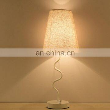 Modern minimalist bedside lamp Bedroom warm decorative table lamp wedding creative eye protection table lamp