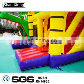 China Ultimate Combo Children Sporting Inflatable Water Slide Bounce Bouncy House Bouncing Round Cartoon Jumping Castle